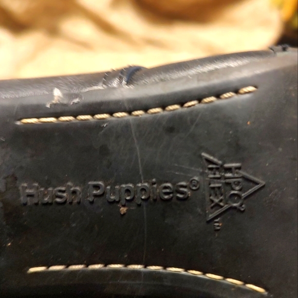 🐈⬛ Glorious RARE Vintage Hush Puppies Velvet Ribbon Spectator Booties - 7.5M - Picture 14 of 16